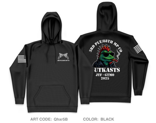 88th MP CO Core Men's Hooded Performance Sweatshirt - Qhxr5B