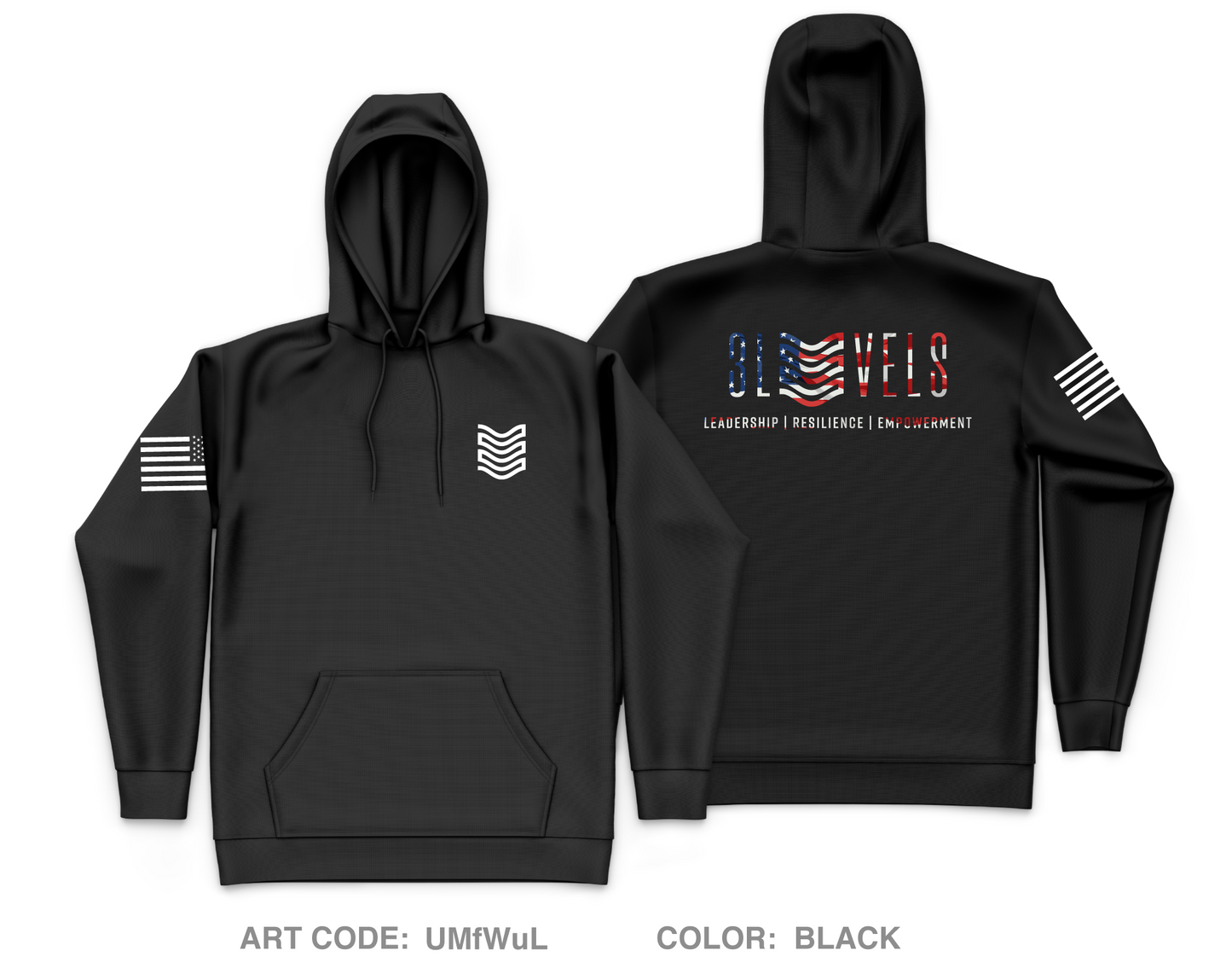 3LEVELS,LLC Core Men's Hooded Performance Sweatshirt - UMfWuL