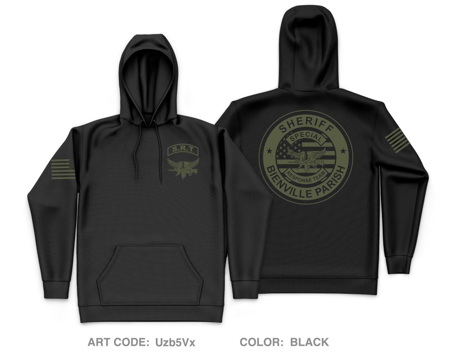 Bienville SRT Core Men's Hooded Performance Sweatshirt - Uzb5Vx