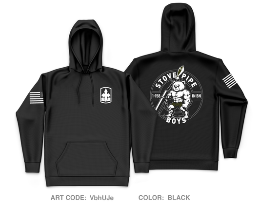 1-158 IN BN HHC Mortar Platoon Core Men's Hooded Performance Sweatshirt - VbhUJe