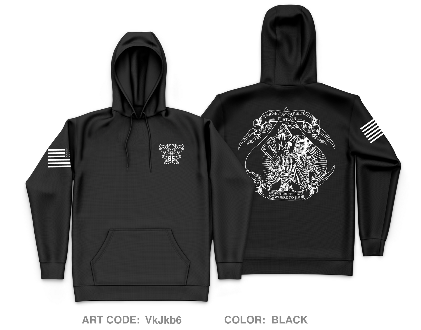 65th FAB TAP Core Men's Hooded Performance Sweatshirt - VkJkb6
