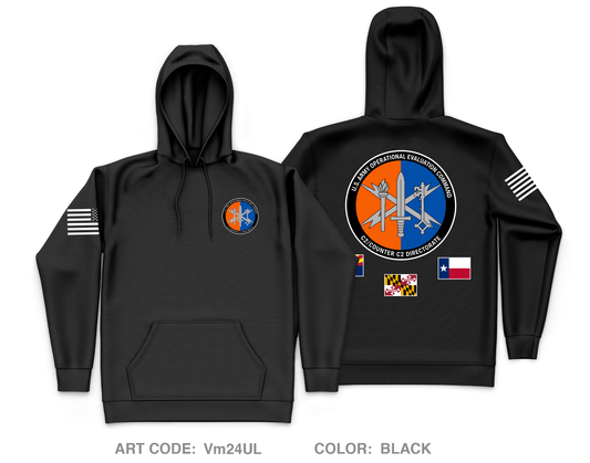 C2CC2 Directorate Core Men's Hooded Performance Sweatshirt - Vm24UL