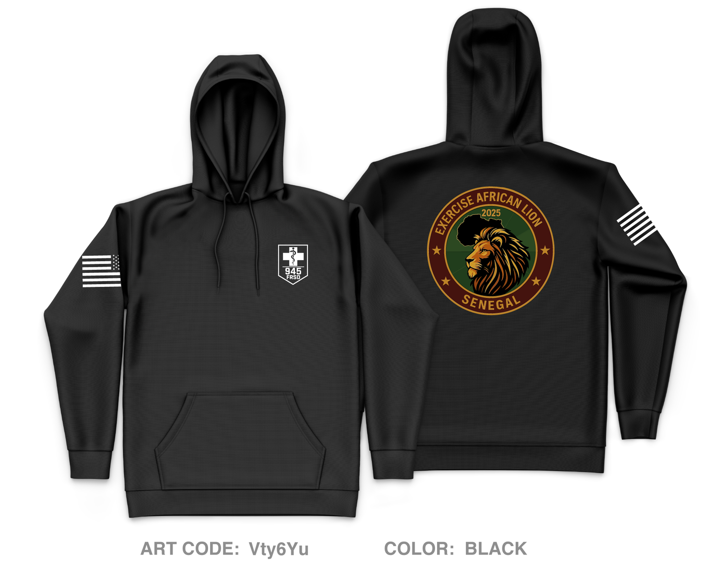 945 FRSD Core Men's Hooded Performance Sweatshirt - Vty6Yu