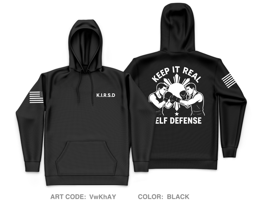 Keep It Real Self Defense Core Men's Hooded Performance Sweatshirt - VwKhAY