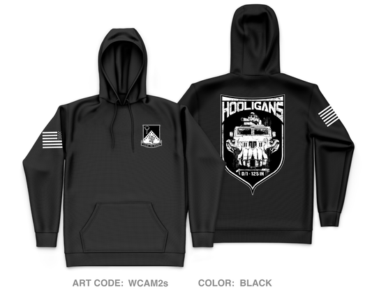 D Co 1-125 IN Core Men's Hooded Performance Sweatshirt - WCAM2s