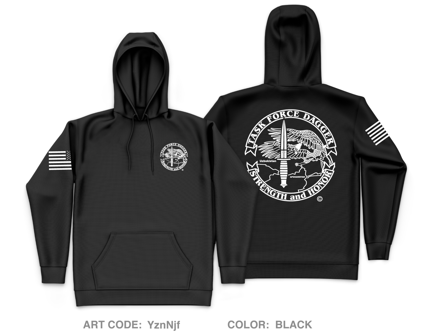 Light Fighter Veterans Core Men's Hooded Performance Sweatshirt - YznNjf