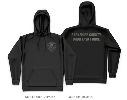 Berkshire County Drug Task Force Core Men's Hooded Performance Sweatshirt - ZRY7Fe