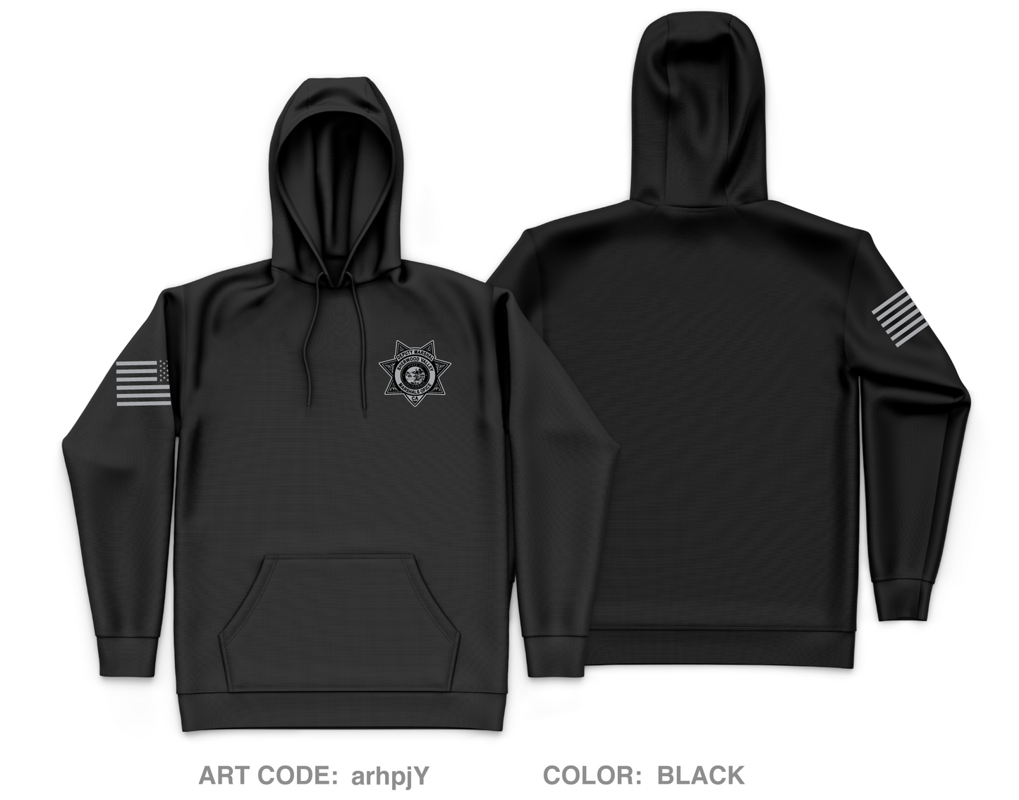 SHERWOOD Valley Marshals Core Men's Hooded Performance Sweatshirt - arhpjY