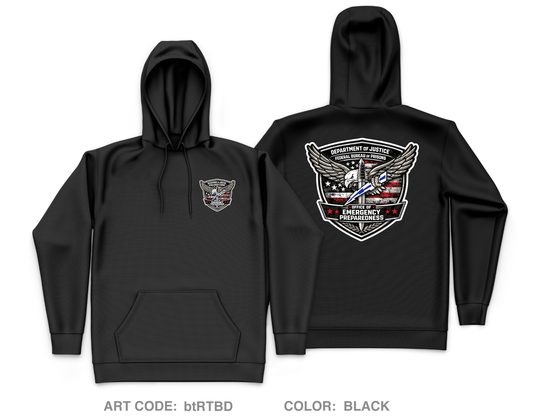 Office of Emergency Preparedness Core Men's Hooded Performance Sweatshirt - btRTBD