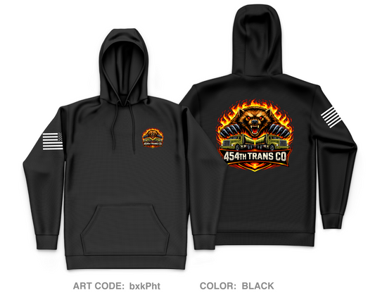 454th TC CO Core Men's Hooded Performance Sweatshirt - bxkPht