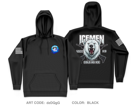 I3 ICEMEN Core Men's Hooded Performance Sweatshirt - dzDQgG