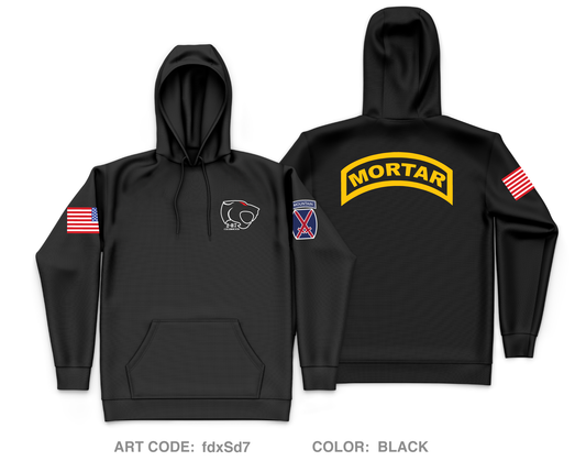 2 BN, 87th IN Core Men's Hooded Performance Sweatshirt - fdxSd7
