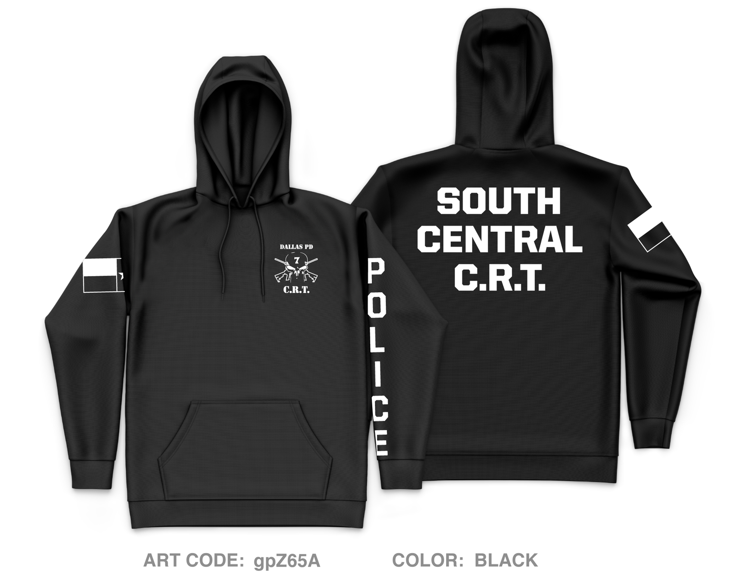 Dallas PD Store 1 Core Men's Hooded Performance Sweatshirt - gpZ65A