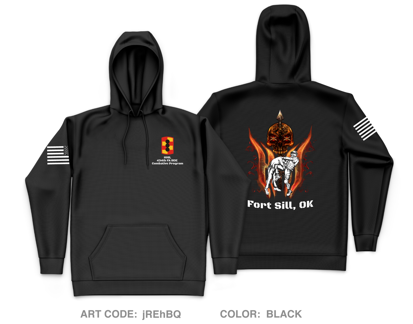 Head Hunter's Combatives Program Core Men's Hooded Performance Sweatshirt - jREhBQ