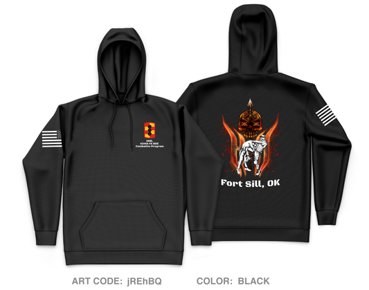Head Hunter's Combatives Program Core Men's Hooded Performance Sweatshirt - jREhBQ