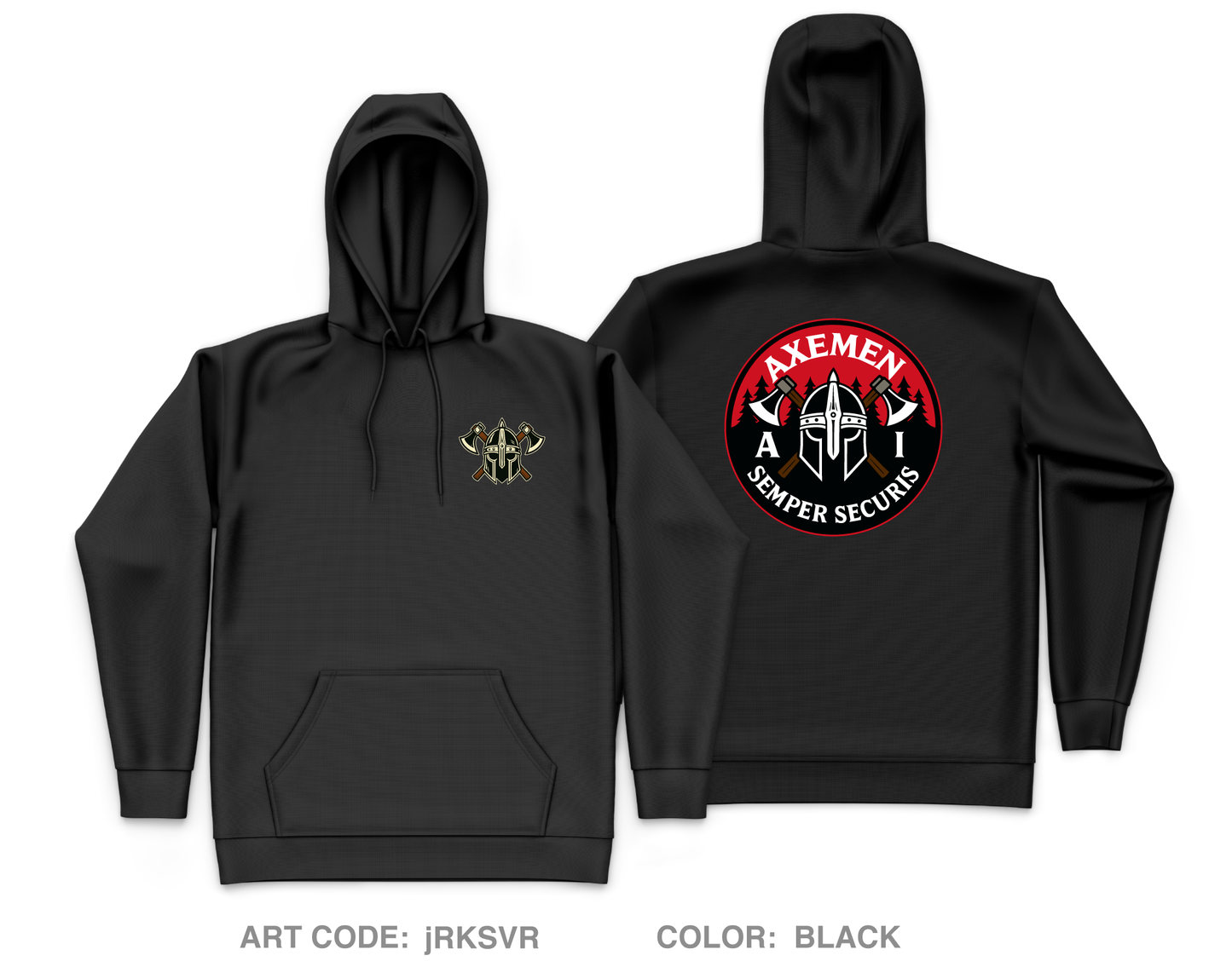 USCC HHC Core Men's Hooded Performance Sweatshirt - jRKSVR