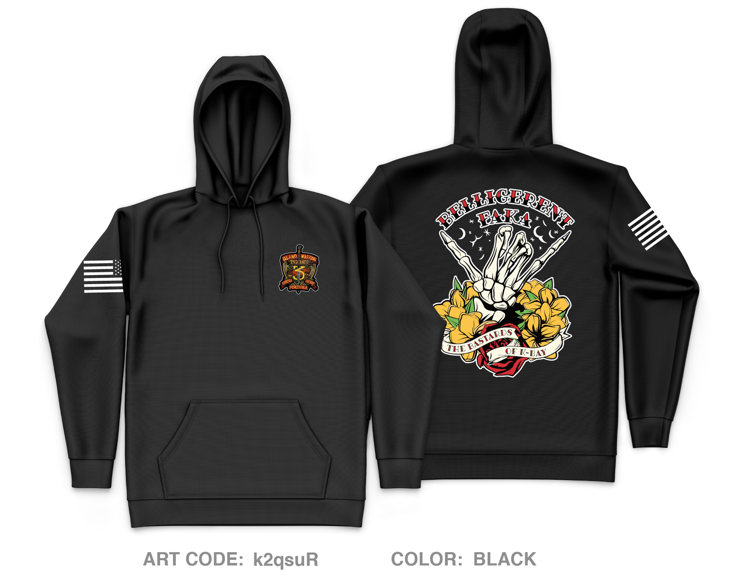 Island Warriors Core Men's Hooded Performance Sweatshirt - k2qsuR
