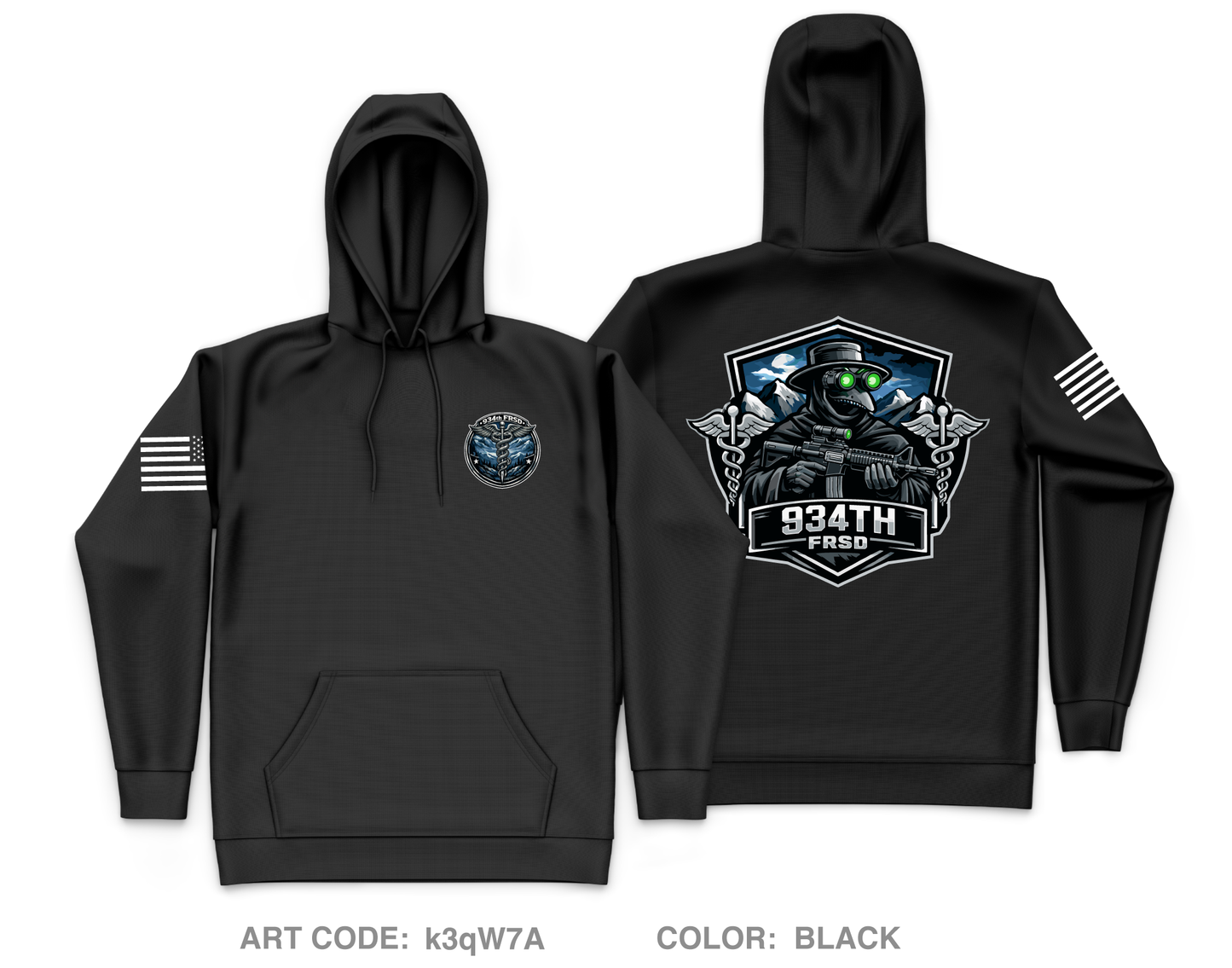 934 FRSD Core Men's Hooded Performance Sweatshirt - k3qW7A