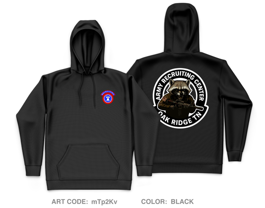 Oak Ridge Army Recruiting Center Core Men's Hooded Performance Sweatshirt - mTp2Kv