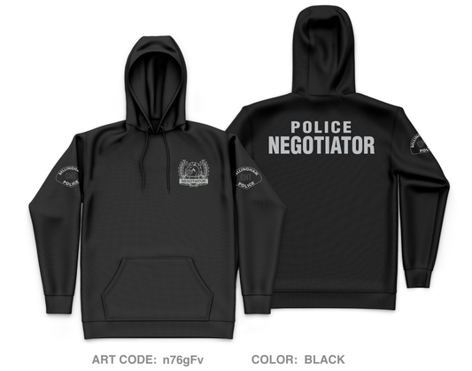 Bellingham Police CNT Core Men's Hooded Performance Sweatshirt - n76gFv