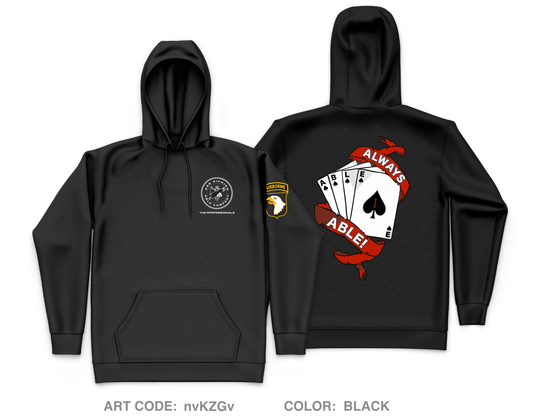 Able CO 1-506 IN Core Men's Hooded Performance Sweatshirt - nvKZGv