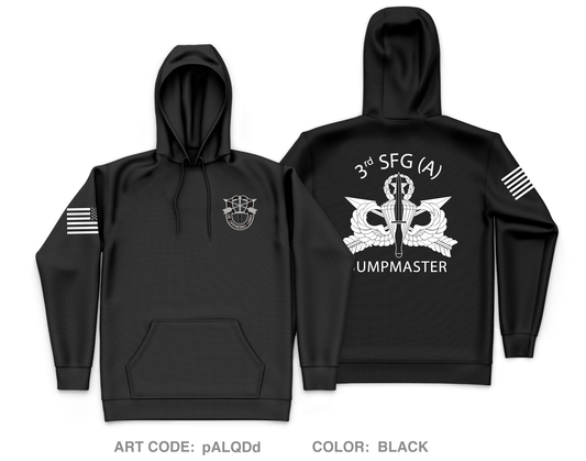 3D Special Forces Group Core Men's Hooded Performance Sweatshirt - pALQDd