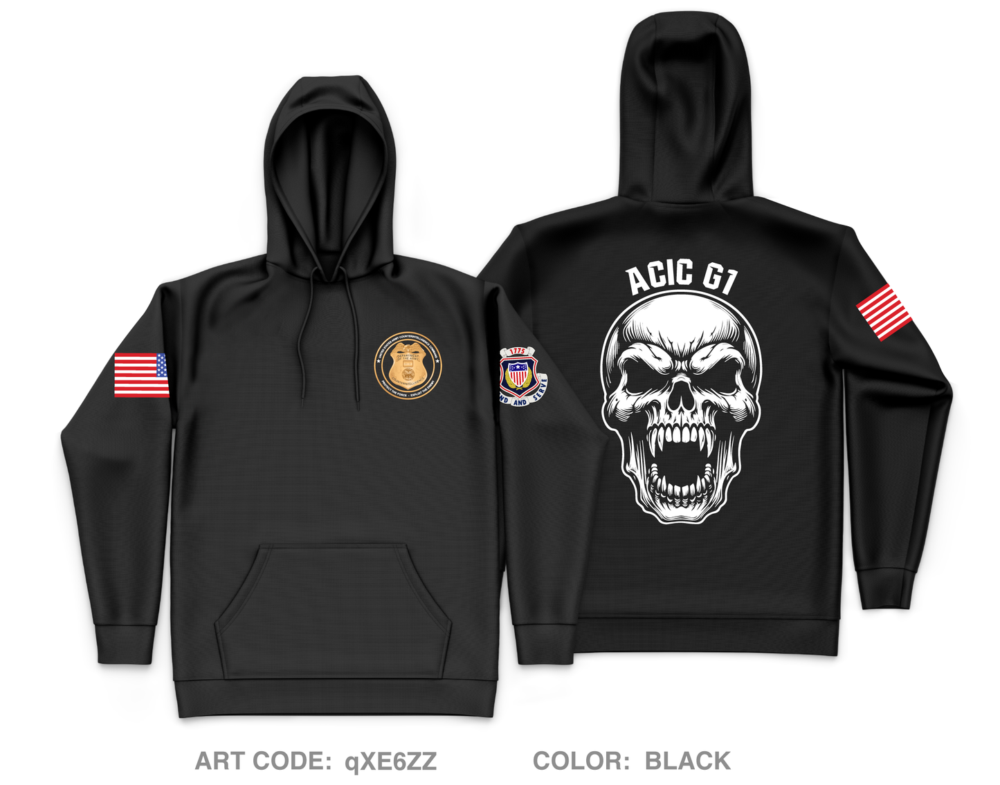 ACIC G1 Core Men's Hooded Performance Sweatshirt - qXE6ZZ