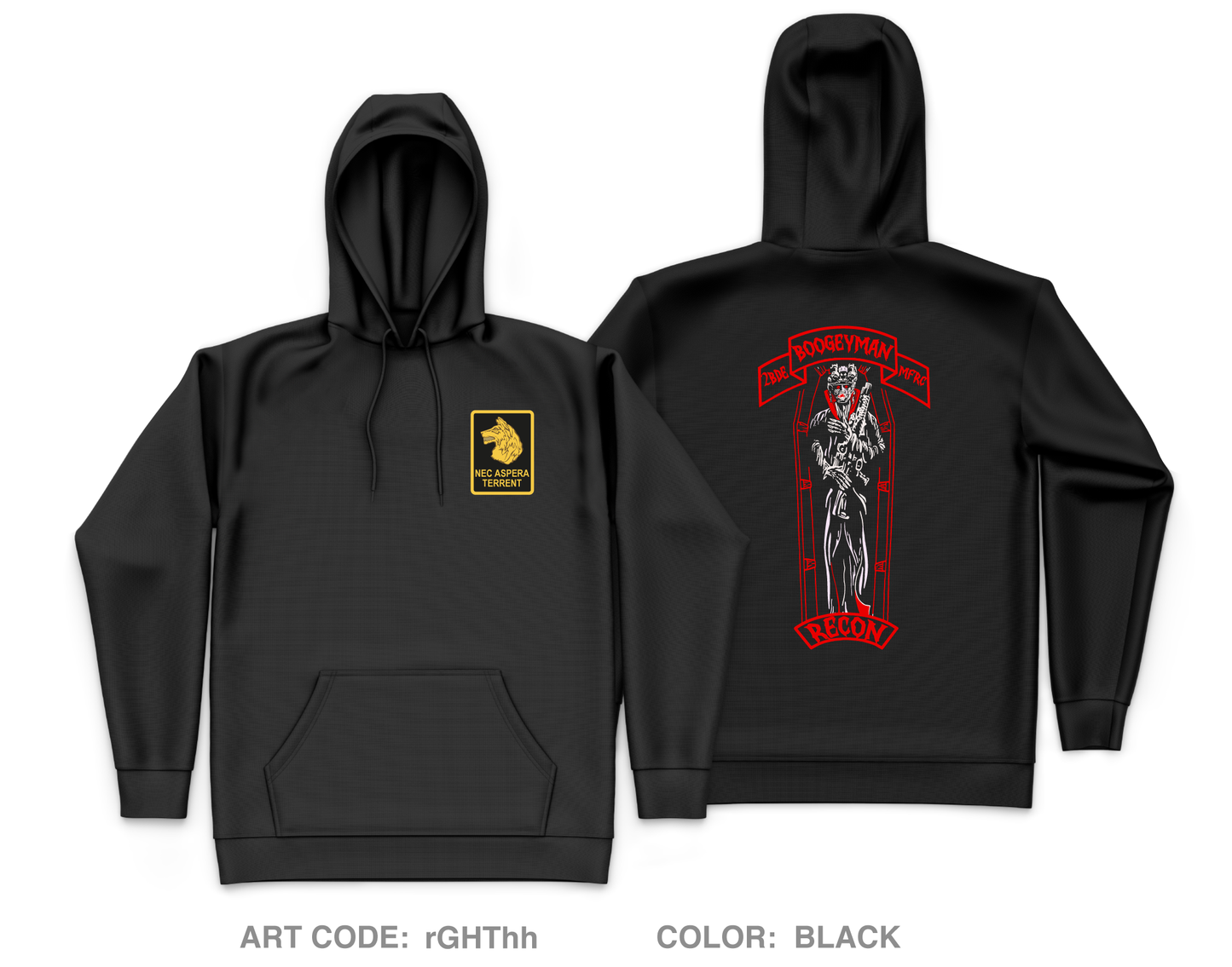 Shadow Platoon Recon MFRC Core Men's Hooded Performance Sweatshirt - rGHThh