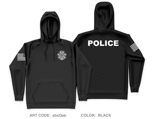 Gadsden Police Core Men's Hooded Performance Sweatshirt - sbxQab