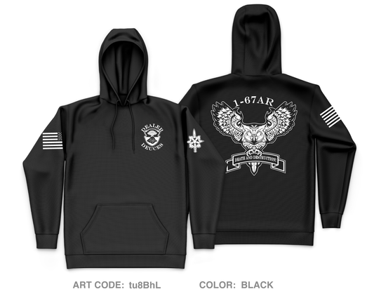 S2, 1-67 AR Core Men's Hooded Performance Sweatshirt - tu8BhL