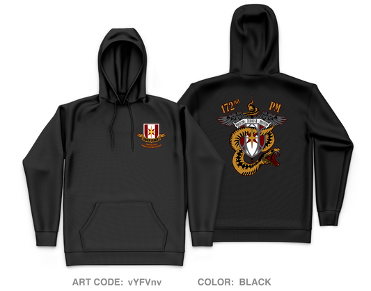 172nd Medical Detachment (PM) Core Men's Hooded Performance Sweatshirt - vYFVnv