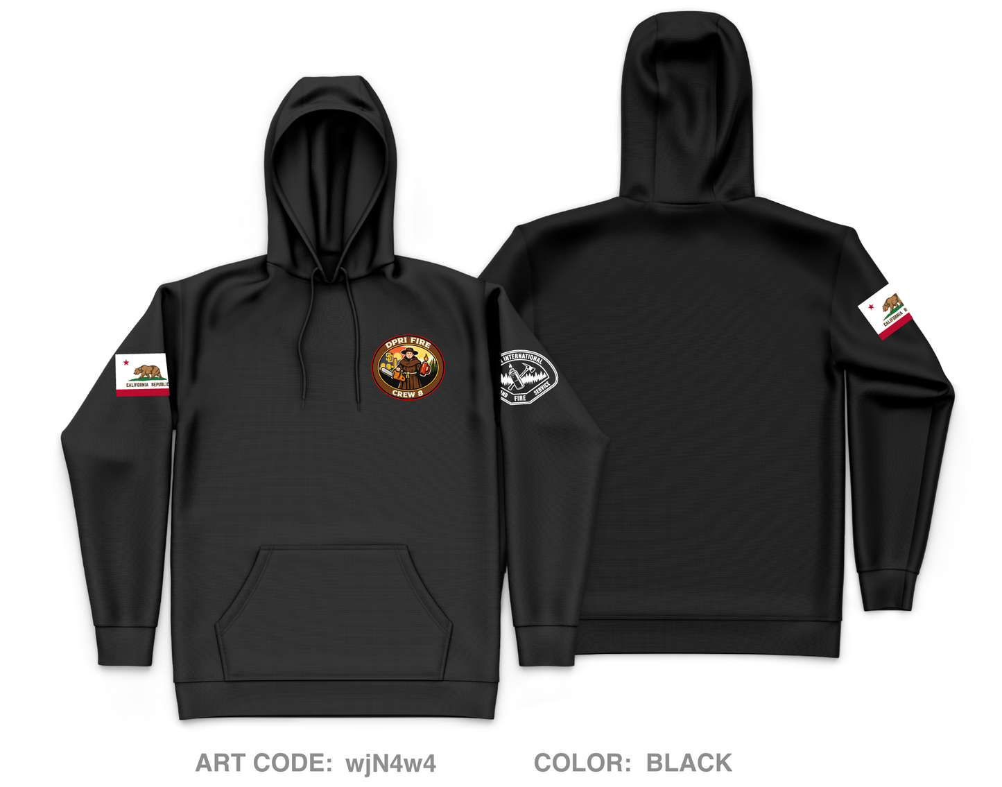RI WFS CREW 8 Core Men's Hooded Performance Sweatshirt - wjN4w4