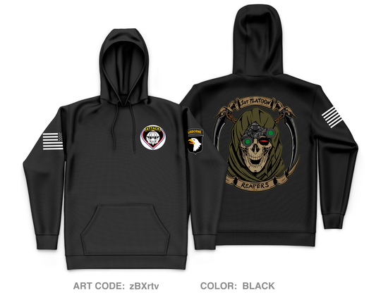1st PLT Attack 2-502 Core Men's Hooded Performance Sweatshirt - zBXrtv