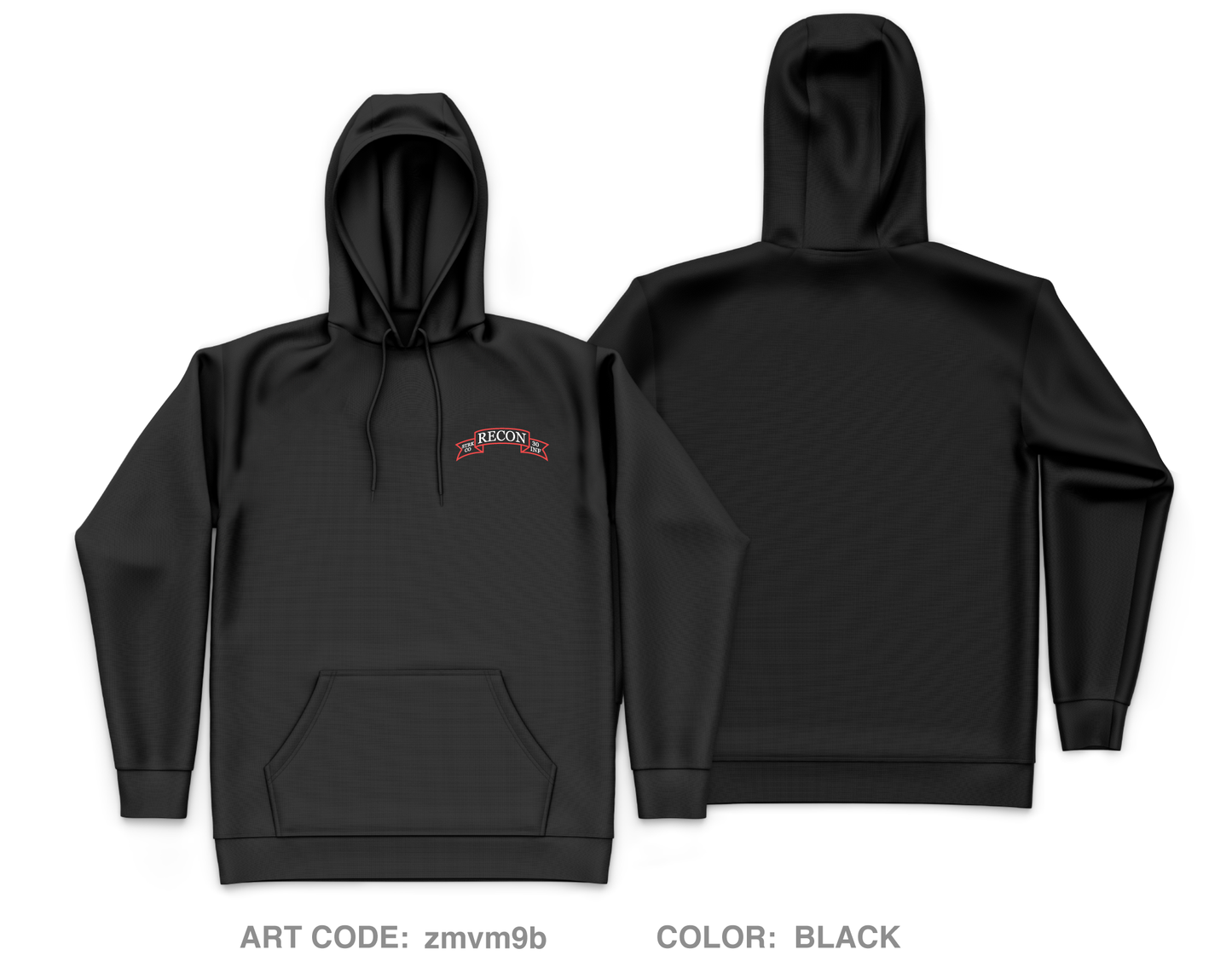 Scout PLT, 2-30 IN Core Men's Hooded Performance Sweatshirt - zmvm9b