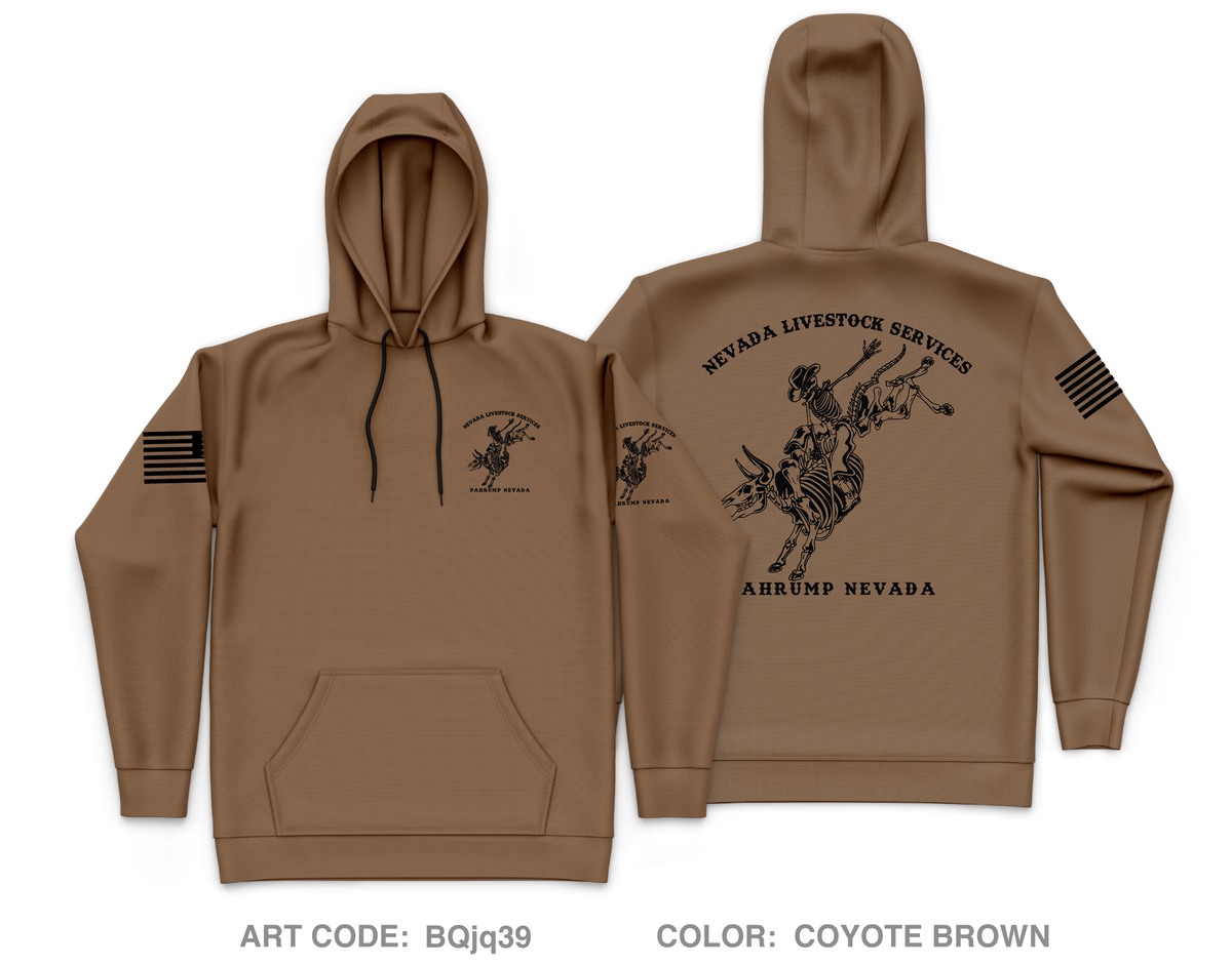 Nevada Livestock Services LLC Core Men's Hooded Performance Sweatshirt - BQjq39