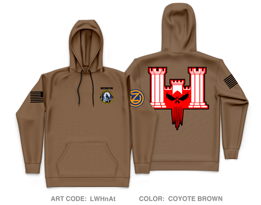 102nd Training Division Core Men's Hooded Performance Sweatshirt - LWHnAt