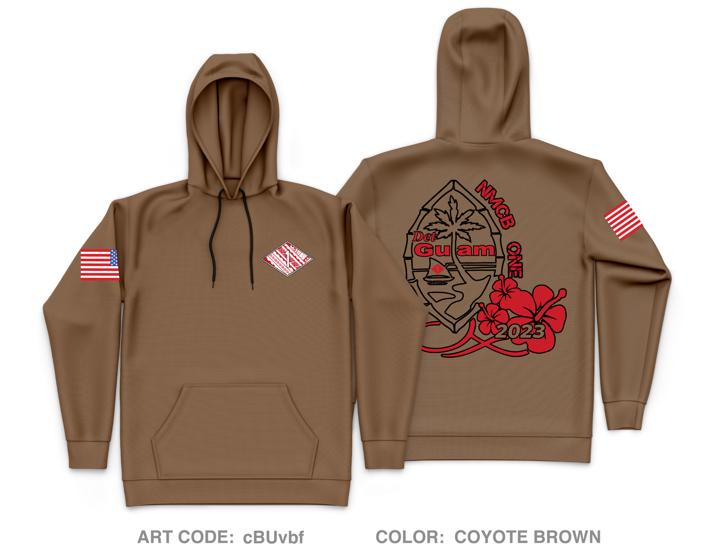 NMCB 1 Core Men's Hooded Performance Sweatshirt - cBUvbf