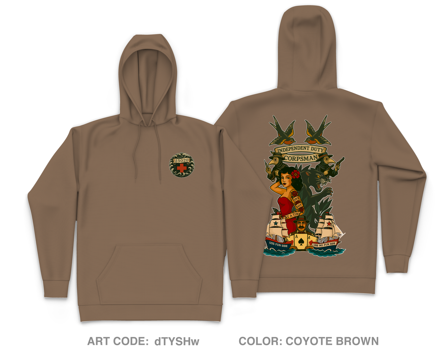 SFIDC 25020 Core Men's Hooded Performance Sweatshirt - dTYSHw