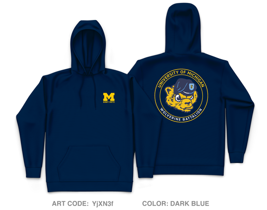 University of Michigan Army ROTC Core Men's Hooded Performance Sweatshirt - YjXN3f