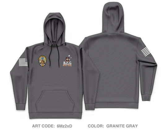 BFG elite Fundraising Collection Core Men's Hooded Performance Sweatshirt - 6Mz2xD