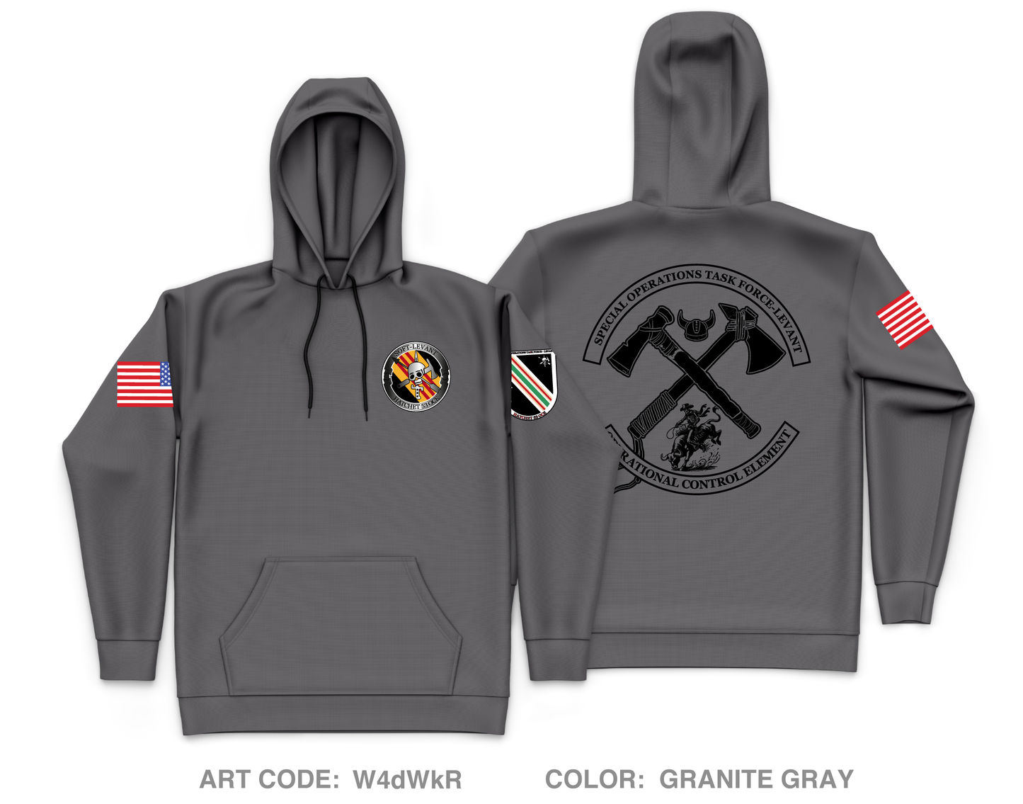 HHC, 3rd BN, 5th SFG(A) Core Men's Hooded Performance Sweatshirt - W4dWkR