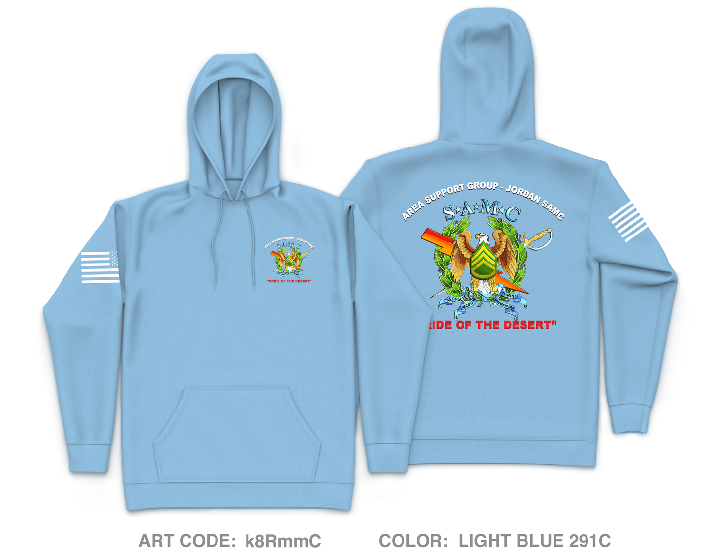 ASG-J JTC SAMC Core Men's Hooded Performance Sweatshirt - k8RmmC