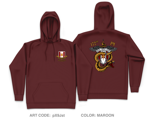 172nd Medical Detachment (PM) Core Men's Hooded Performance Sweatshirt - pX9Jst