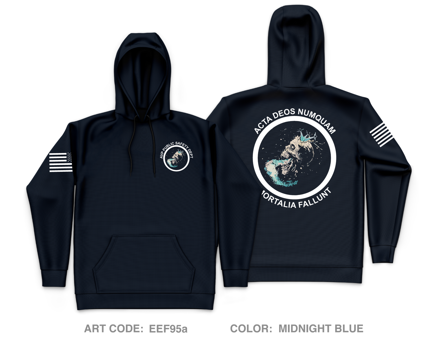 AVP Public Safety Dept Core Men's Hooded Performance Sweatshirt - EEF95a