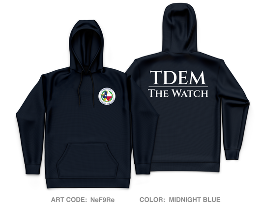 TDEM - The Watch Core Men's Hooded Performance Sweatshirt - NeF9Re