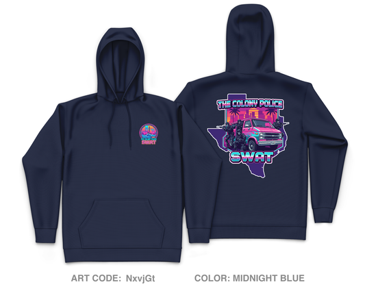 The Colony Police Dept Core Men's Hooded Performance Sweatshirt - NxvjGt