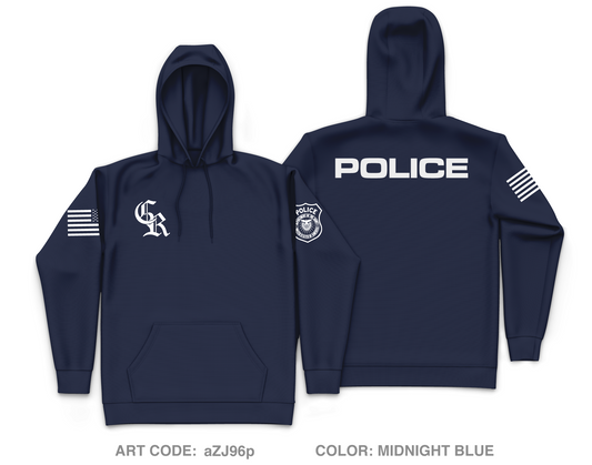 USASA Camp Roberts PD Core Men's Hooded Performance Sweatshirt - aZJ96p