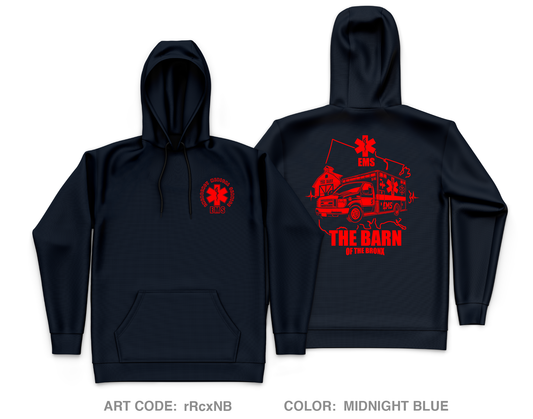19D3 Core Men's Hooded Performance Sweatshirt - rRcxNB