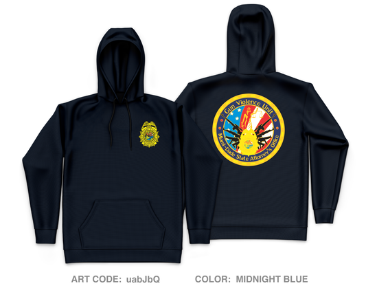 Miami Dade State Attorney - Gun Violence Unit Core Men's Hooded Performance Sweatshirt - uabJbQ