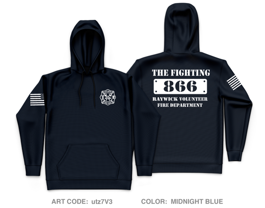 RAYWICK FIRE Department Core Men's Hooded Performance Sweatshirt - utz7V3